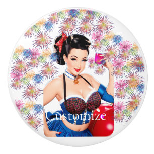 Cocktail Party Girl Thunder_Cove Keramikknauf