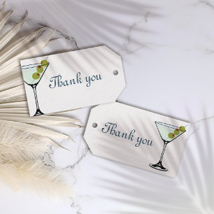 Cocktail Party Martini Gefallen Tags Geschenkanhänger