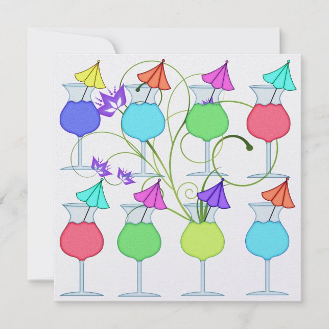 Cocktail-PARTY - SRF Einladung (Vorderseite)