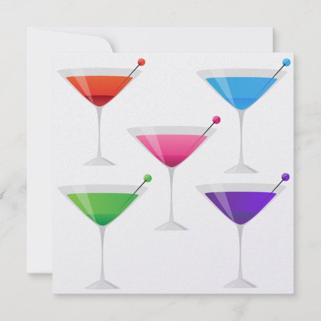 Cocktail-PARTY - SRF Einladung (Vorderseite)