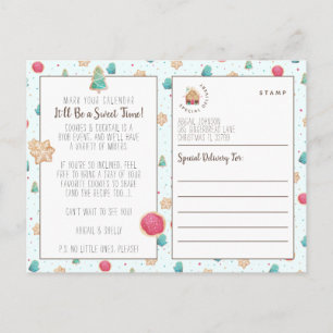 Cocktail Party Weihnachtskost Einladung Postkarte