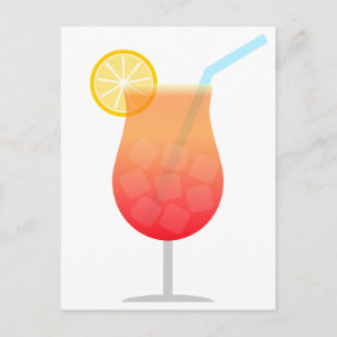 Cocktail Postkarte