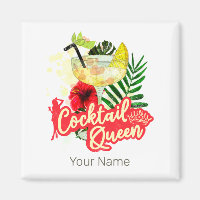 Cocktail Queen Vintag Hen Junggeselinnen-Abschied