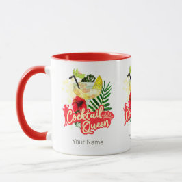 Cocktail Queen Vintag Hen Junggeselinnen-Abschied Tasse