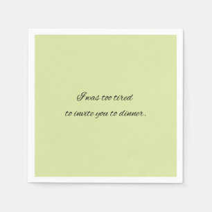 Cocktail-Serviette, lustiges Limettengrün Party Serviette