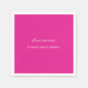 Cocktail Serviette lustiges rosa Party