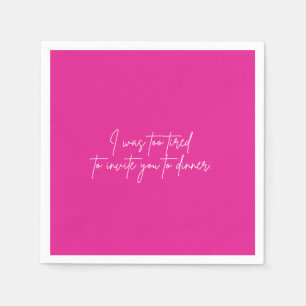 Cocktail Serviette lustiges rosa Party