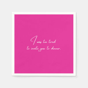 Cocktail Serviette lustiges rosa Party