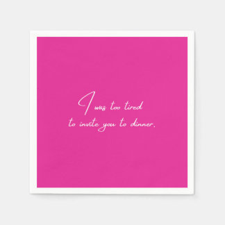 Cocktail Serviette lustiges rosa Party