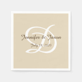 Cocktail-Servietten für Hochzeiten/Jubiläum Serviette