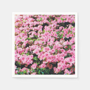 Cocktail-Servietten mit einem rosa Blumenmuster Serviette