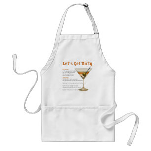 Cocktail-Stunde: Let's Get Dirty Martini-Rezept Schürze