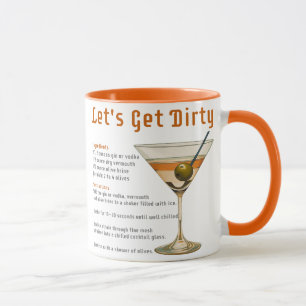 Cocktail-Stunde: Let's Get Dirty Martini-Rezept Tasse