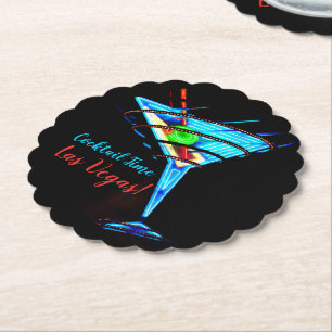 Cocktail Time Las Vegas - Paper Untersetzer