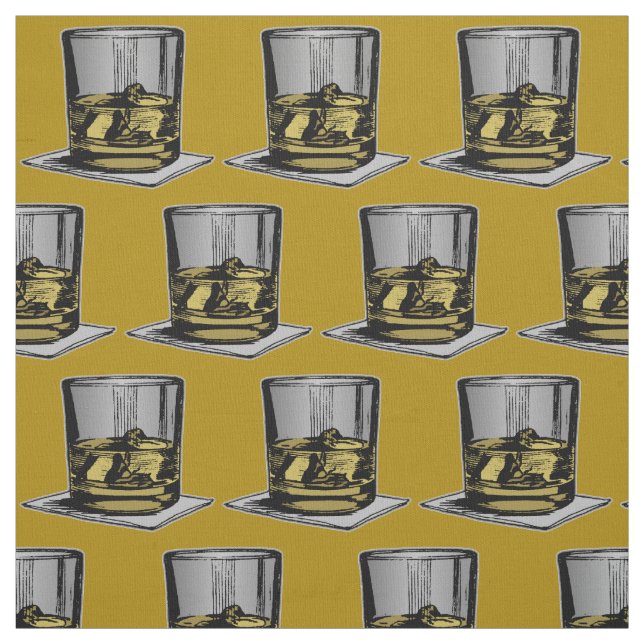 Cocktail und Napkin Design Stoff (Muster)