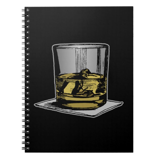 Cocktail- und Servietten-Design Notizblock (Vorderseite)