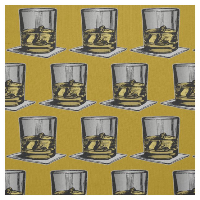 Cocktail- und Servietten-Design Stoff (Muster)