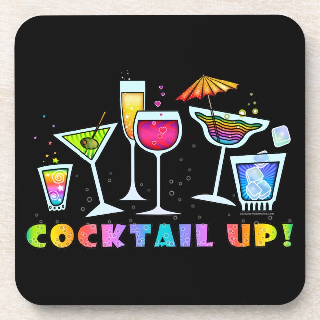 COCKTAIL UP GLASSEN CORK UNTERSETZER (Vorderseite)