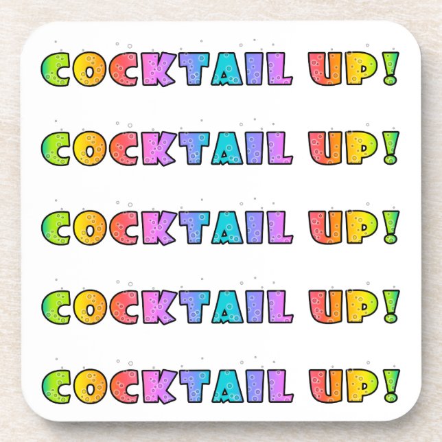 COCKTAIL UP! KORK-UNTERSETZER UNTERSETZER (Vorderseite)