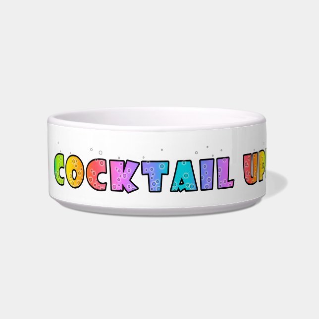 COCKTAIL UP! PET oder SNACK BOWL Napf (Links)
