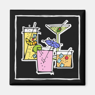 Cocktail Varieté Kitchen Magnet