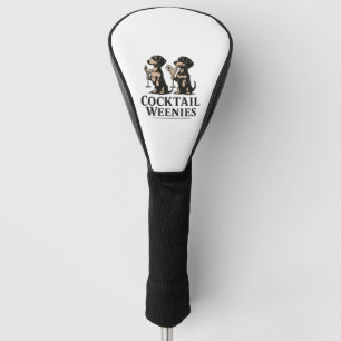 Cocktail-Würstchen Lustiger Dachshund-Wiener-Hund Golf Headcover