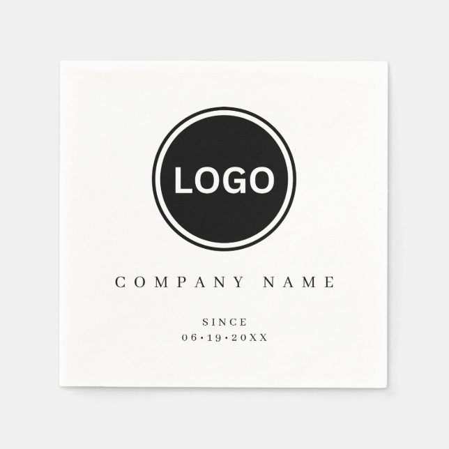 Cocktail zum Firmenevent Serviette (Vorderseite)