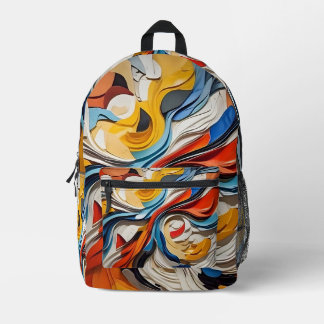 Cocktailfarbe Bedruckter Rucksack