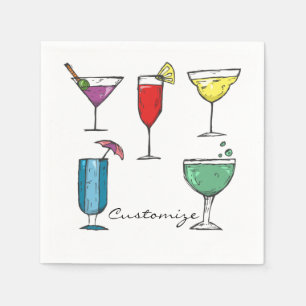 Cocktailgetränk Thunder_Cove Serviette