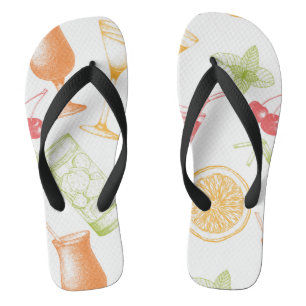 Cocktailmuster Flip Flops