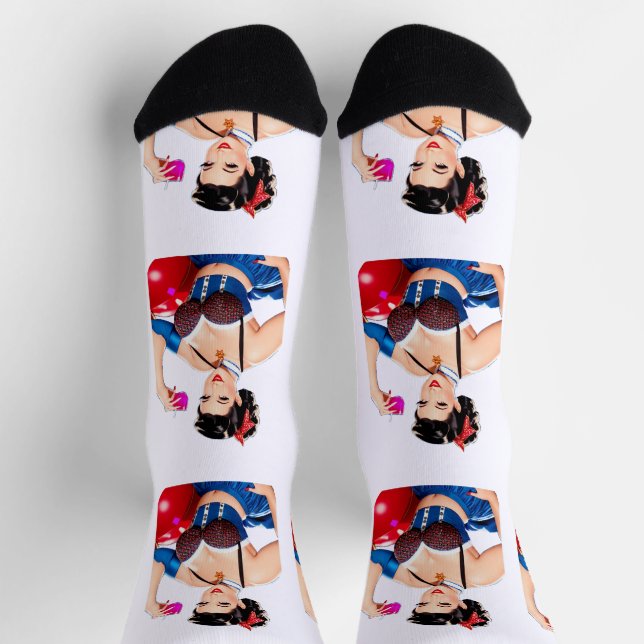 Cocktailparty Mädchen Thunder_Cove Socken (Oben)