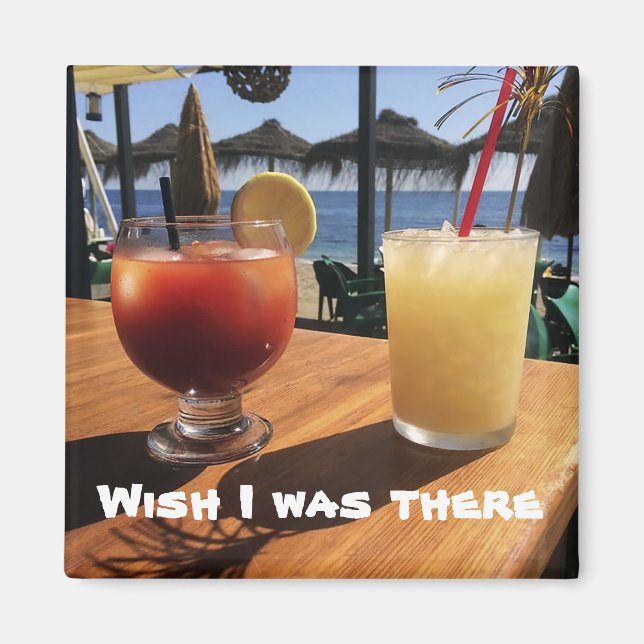 Cocktails am Meer Magnet (Vorne)