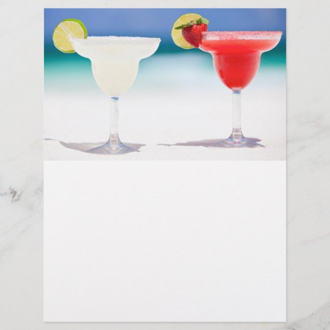 Cocktails am Strand Flyer (Vorne)