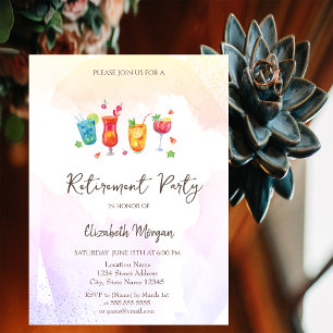 Cocktails - Aufforderung zur Abgabe von Erträgen Einladung