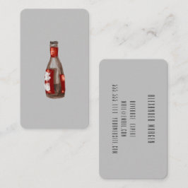 Cocktails / Barkeeper / Aquarellbier Visitenkarte