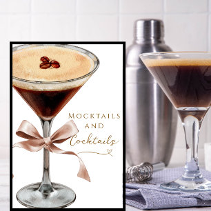 Cocktails Brautparty Espresso Martini Poster