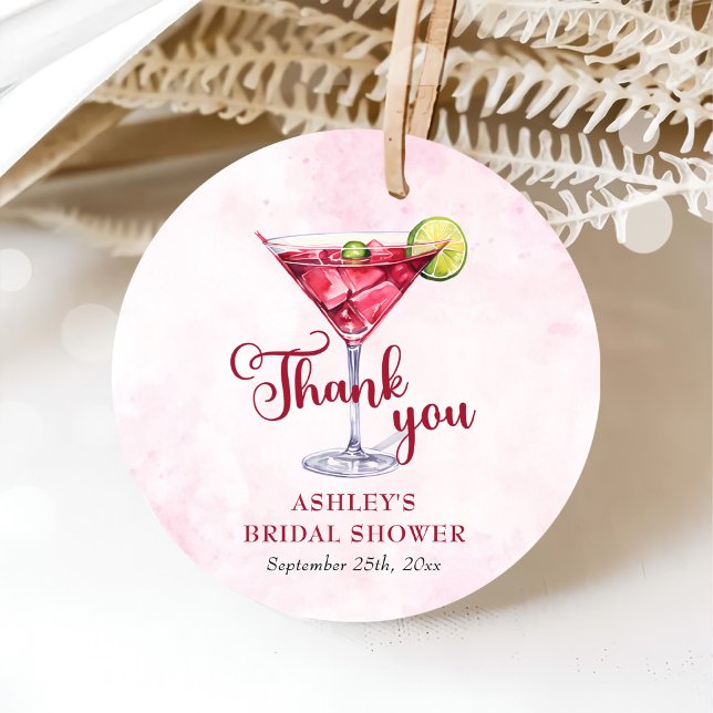 Cocktails Brunch & Brautparty Geschenkanhänger (Von Creator hochgeladen)