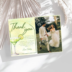 Cocktails Brunch & Bubbly Brautjungfernabschied Fo Dankeskarte