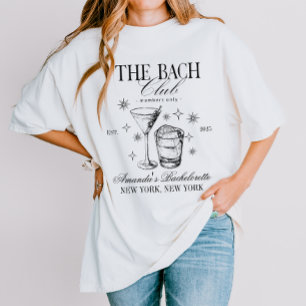 Cocktails Club Junggeselinnen-Abschied Black Tri-Blend Shirt