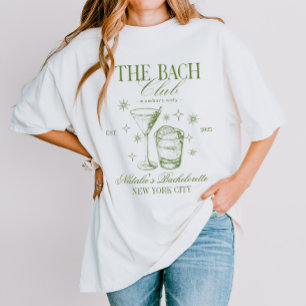 Cocktails Club Junggeselinnen-Abschied Green Tri-Blend Shirt