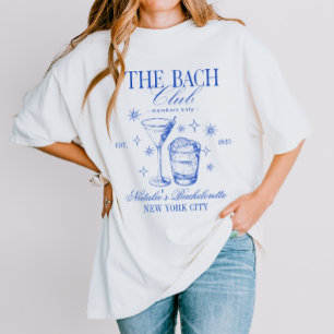 Cocktails Club Junggesellinnenabschied Blau Tri-Blend Shirt