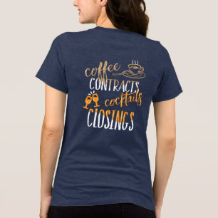Cocktails Cocktails Cocktails Closings Real Anwese Tri-Blend Shirt