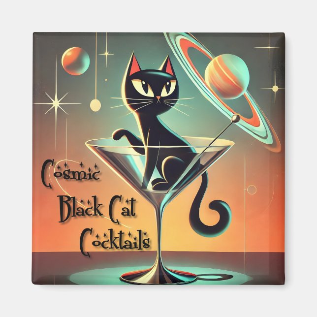 Cocktails der atomaren Futuristik Magnet (Vorne)