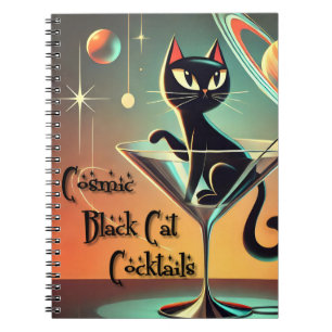 Cocktails der atomaren Futuristik Notizblock