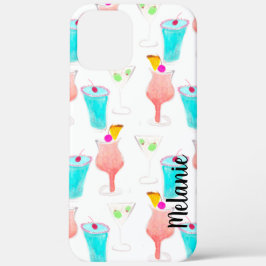 Cocktails Getränke Mit Monogramm Case-Mate iPhone Hülle