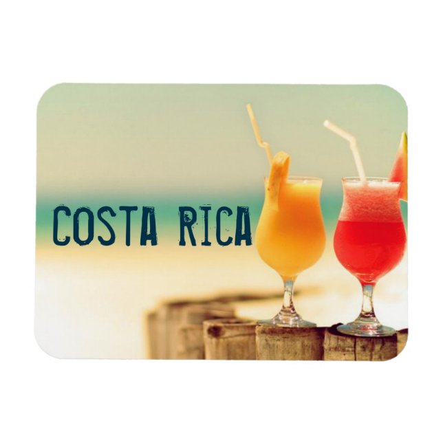 Cocktails in Costa Rica Magnet (Horizontal)