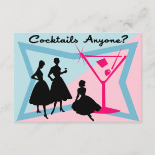 Cocktails irgendjemand? Antwortkarte RSVP Karte