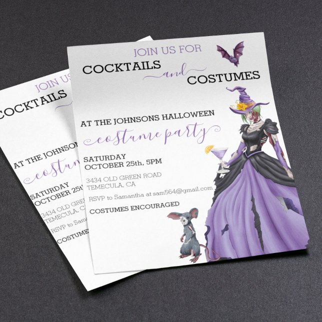 Cocktails Kostüme Halloween-Party Prinzessin Hexe (Von Creator hochgeladen)