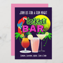 Cocktails Party Celebration Party Personalisiert Einladung