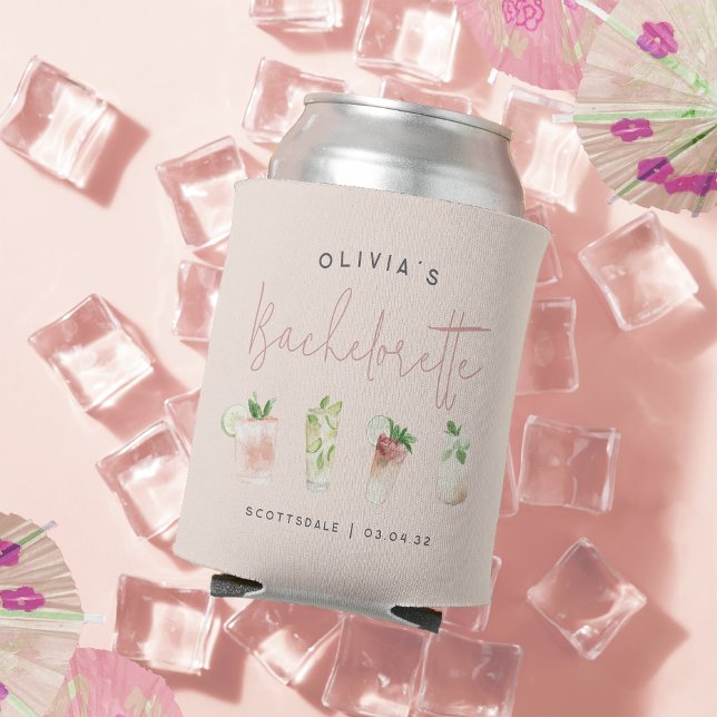Cocktails Personalisiert Bacheloretto Dosenkühler (Von Creator hochgeladen)